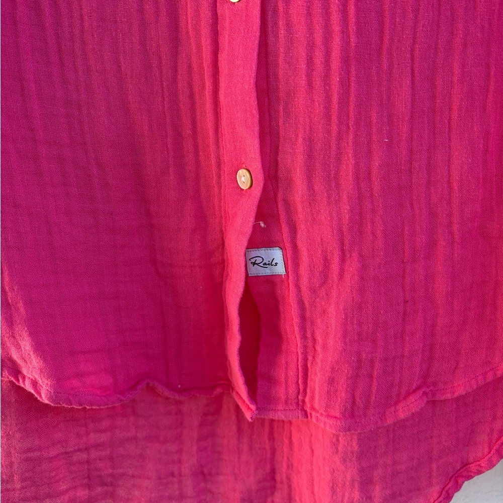 Rails Ellis Shirt Hibiscus XS - Picture 11 of 15